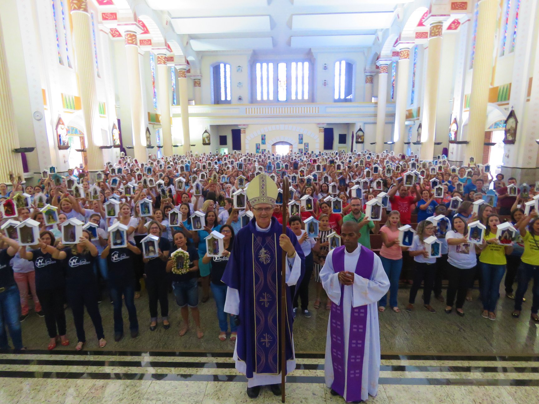 Missa de envio das capelinhas na Diocese de Campo Mourão (PR)